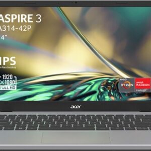 PC portable Acer Aspire A314-42P-R05X 14″ WUXGA AMD Ryzen 7 5700U – 16 Go RAM – 512 Go SSD – AMD Radeon Graphics