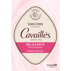 Rogé Cavaillès Savon Crème Relaxante 100 g – Nettoyant Nourrissant Peaux Sèches