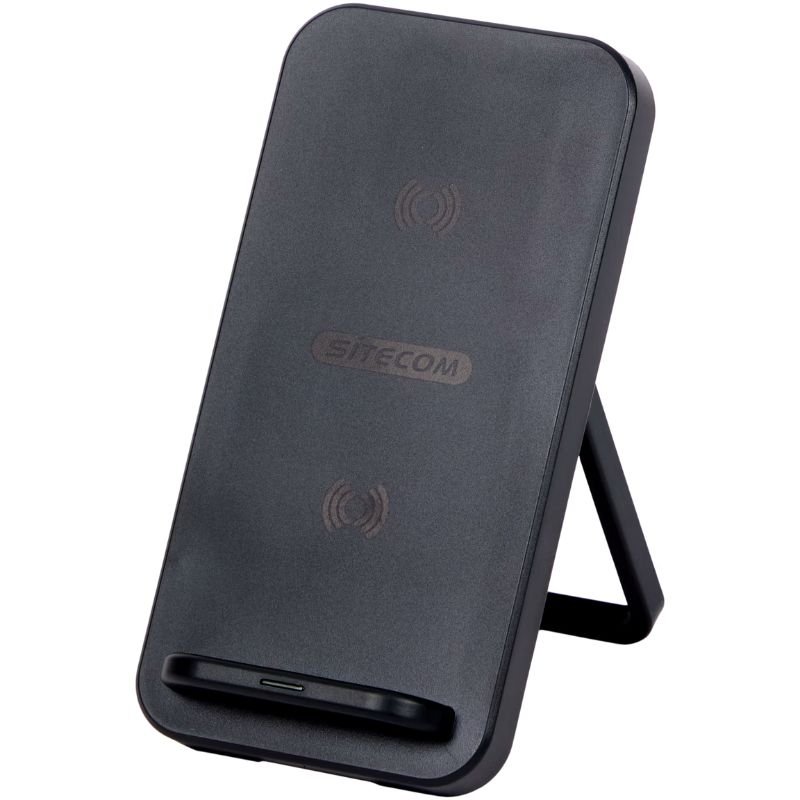 Chargeur sans fil avec support Sitecom – 15 W – Support smartphone orientable