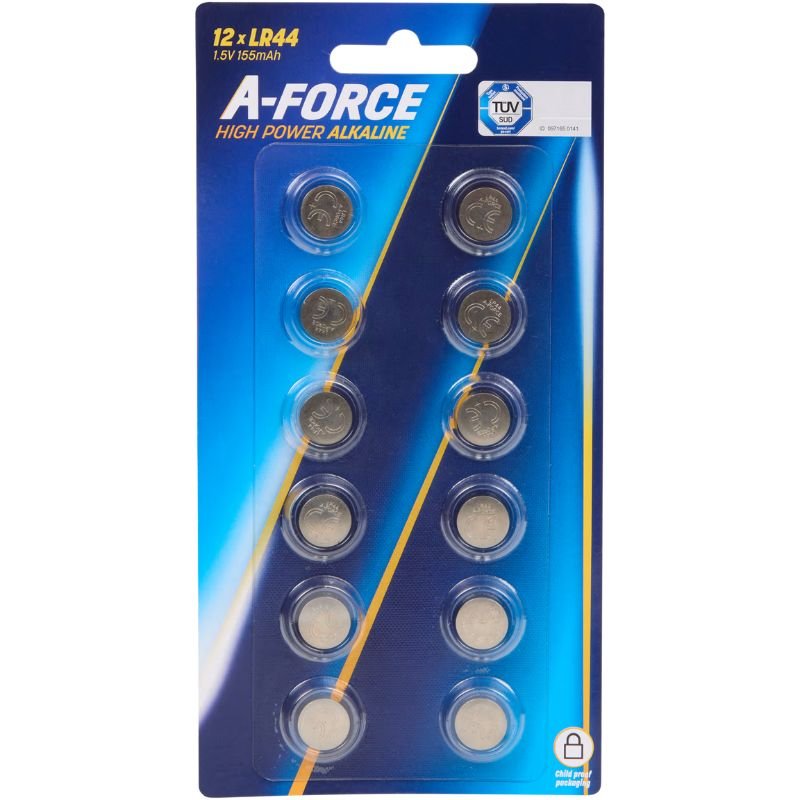 Piles boutons A-Force -12 pièces