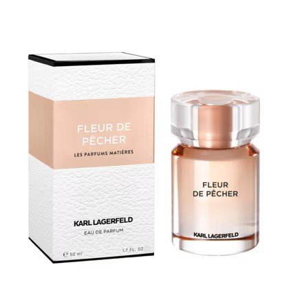 KARL LAGERFELD Fleur de Pêcher Eau de Parfum Femme – 50 ml et 100 ml – Parfum Floral Fruité Élégant