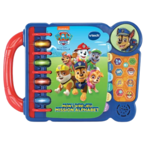Mon Livre-Jeu Mission Alphabet PAW Patrol ! Livre éducatif interactif avec stylet pour apprendre les lettres en s'amusant avec les héros. Dès 3 ans