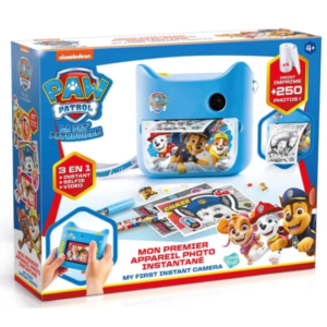 Mon Premier Appareil Photo Instantané Pat’ Patrouille CANAL TOYS – Impression Thermique Sans Encre – Vidéo, Filtres et Personnalisation (Dès 4 Ans)