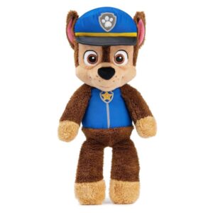 Grande Peluche Chase 35 cm Pat’ Patrouille – Doudou Chiot Policier Doux XL, Cadeau Enfant dès 1 an