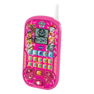 Smartphone Éducatif Rose Pat’ Patrouille VTECH – Téléphone Jouet Interactif Fille (3-7 Ans) – Apprentissage Chiffres, Logique et Calcul