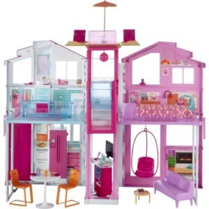 Triplexe Maison de Ville Barbie – Maison 3 Étages pour Enfants
