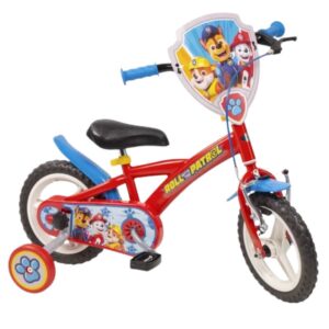 Vélo 12 Pouces La Pat’ Patrouille (Officiel) – Premier Vélo Enfant 3-5 Ans – Avec Stabilisateurs & Pneus Increvables – Cadre Acier – Taille 85-100 cm