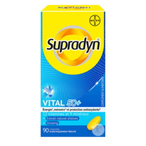 supradyn vital 50 plus multivitamines et mineraux avec antioxydants 90 comprimes