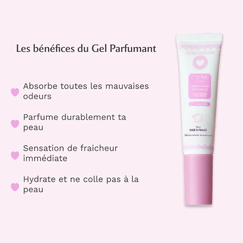 Gel parfumant Musc Blanc desc